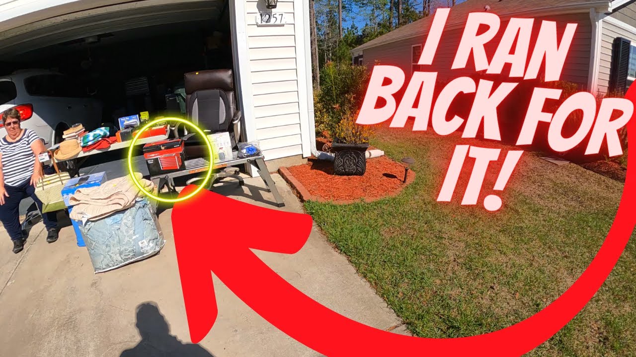 She tried to sell it to me and I left it behind!