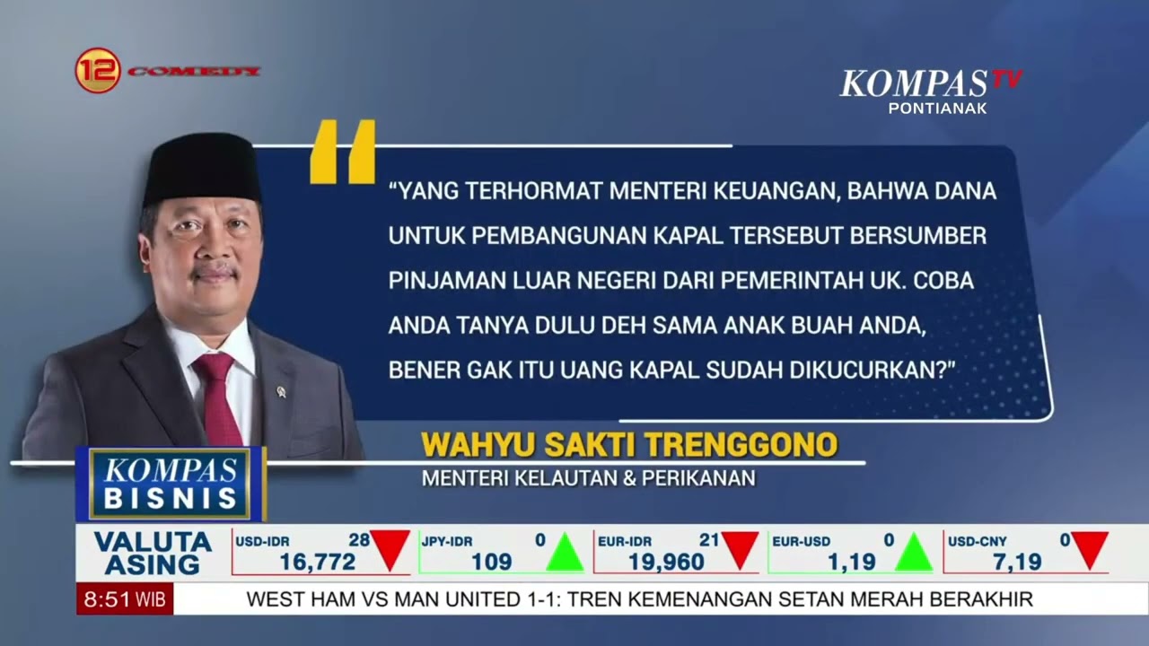 Purbaya Kritik Menteri Kelautan & Perikanan Yang Belum Optimalkan Anggaran Pembelian Kapal