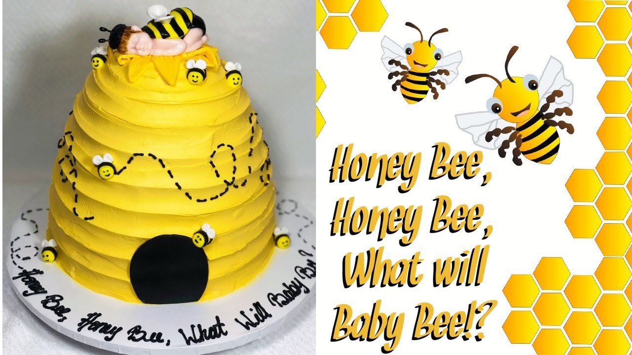 Bee Hive Cake| Gender Reveal Cake| Bees Cake