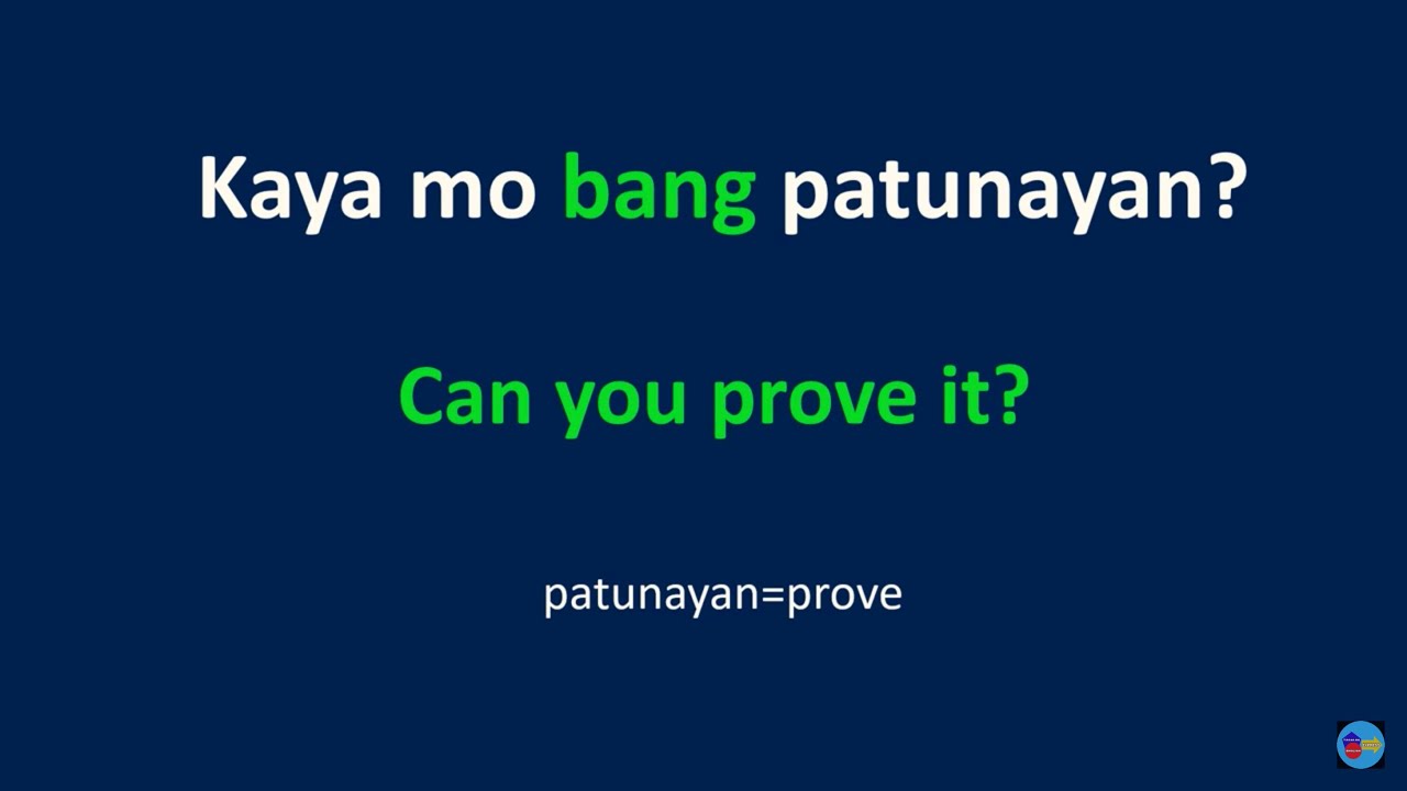 40 MINUTE TAGALOG ENGLISH SPEAKING PRACTICE (100 TAGALOG QUESTIONS USING “BA”)