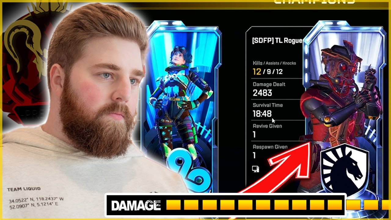 NRG ROGUE Played so Aggrasive With R-301 That Everyone Reported His CHEATING. - APEX LEGENDS!!!
