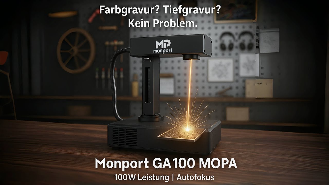 Welcher Faserlaser ist ideal für kleine Unternehmen mit hohen Ansprüchen?-Monport GA 100W MOPA