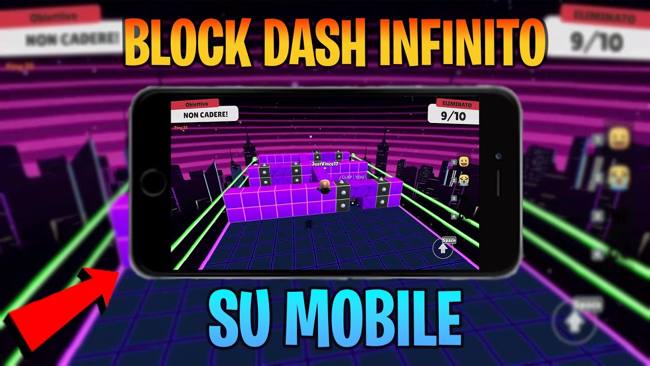 BLOCK DASH INFINITO SU MOBILE