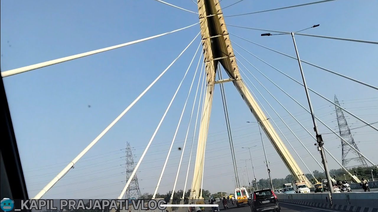 Delhi tour signature bridge 🥰🥰 !!