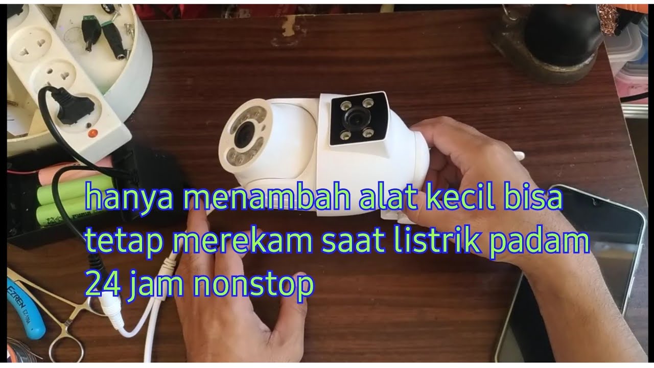 cctv ini tetap merekam saat listrik pln padam bisa full 24 jam nonstop tanpa henti