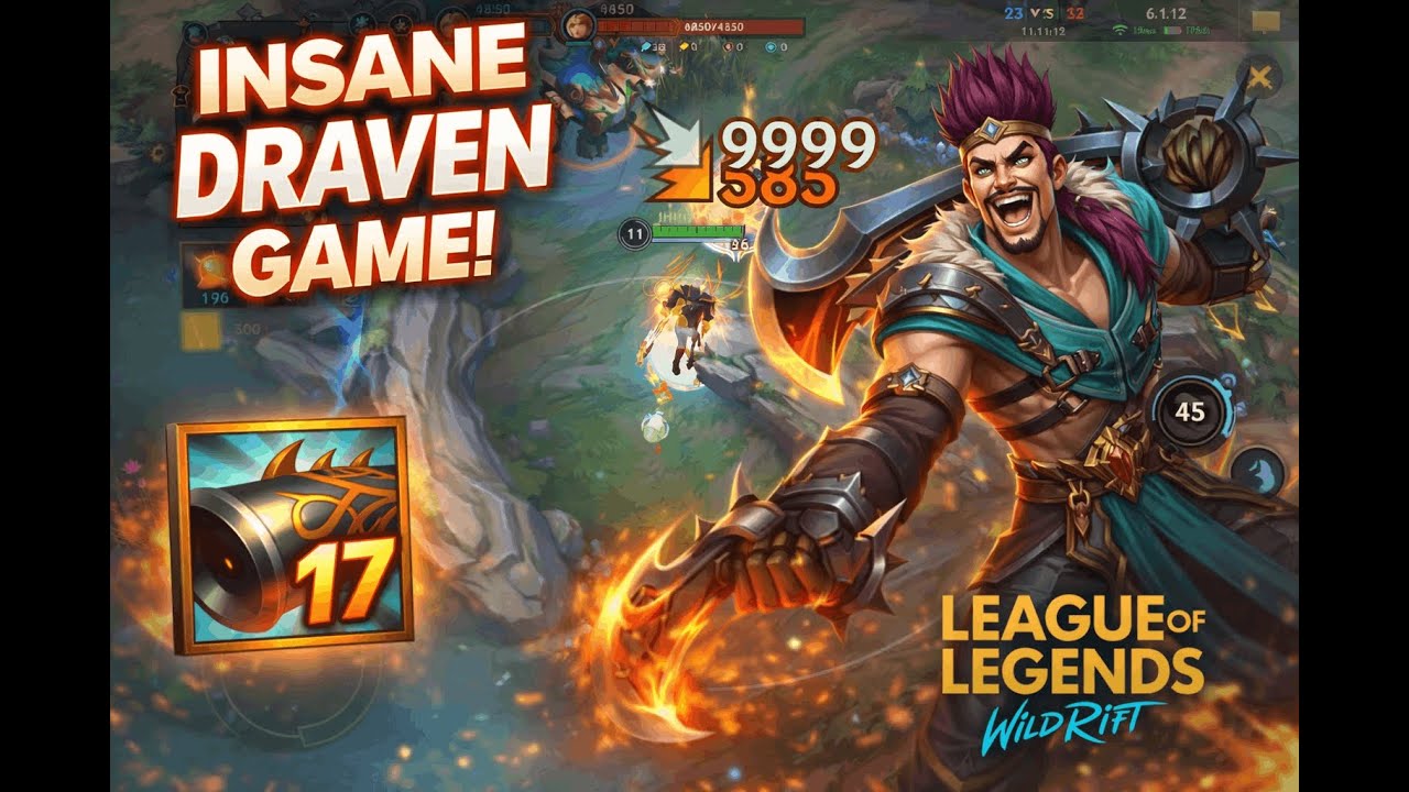 wild rift - Draven Perfection Gameplay MVP