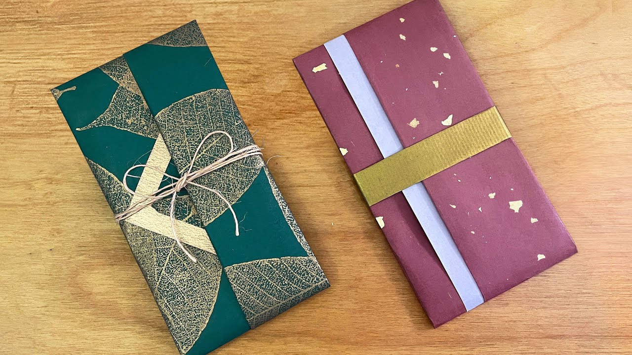 Money Wrap: plus how to make a greeting card using wrapping paper