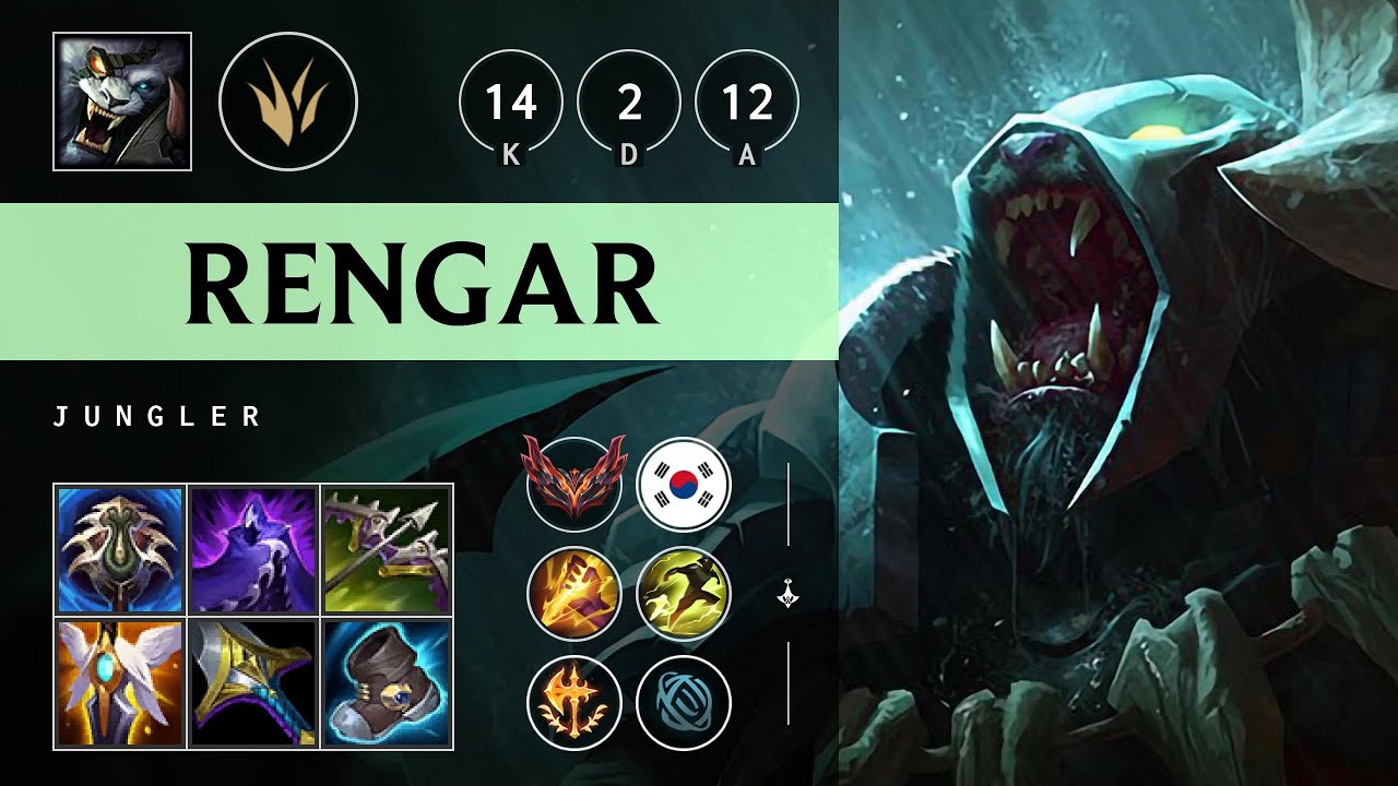 Rengar Jungle vs Xin Zhao - KR Grandmaster Patch 25.13