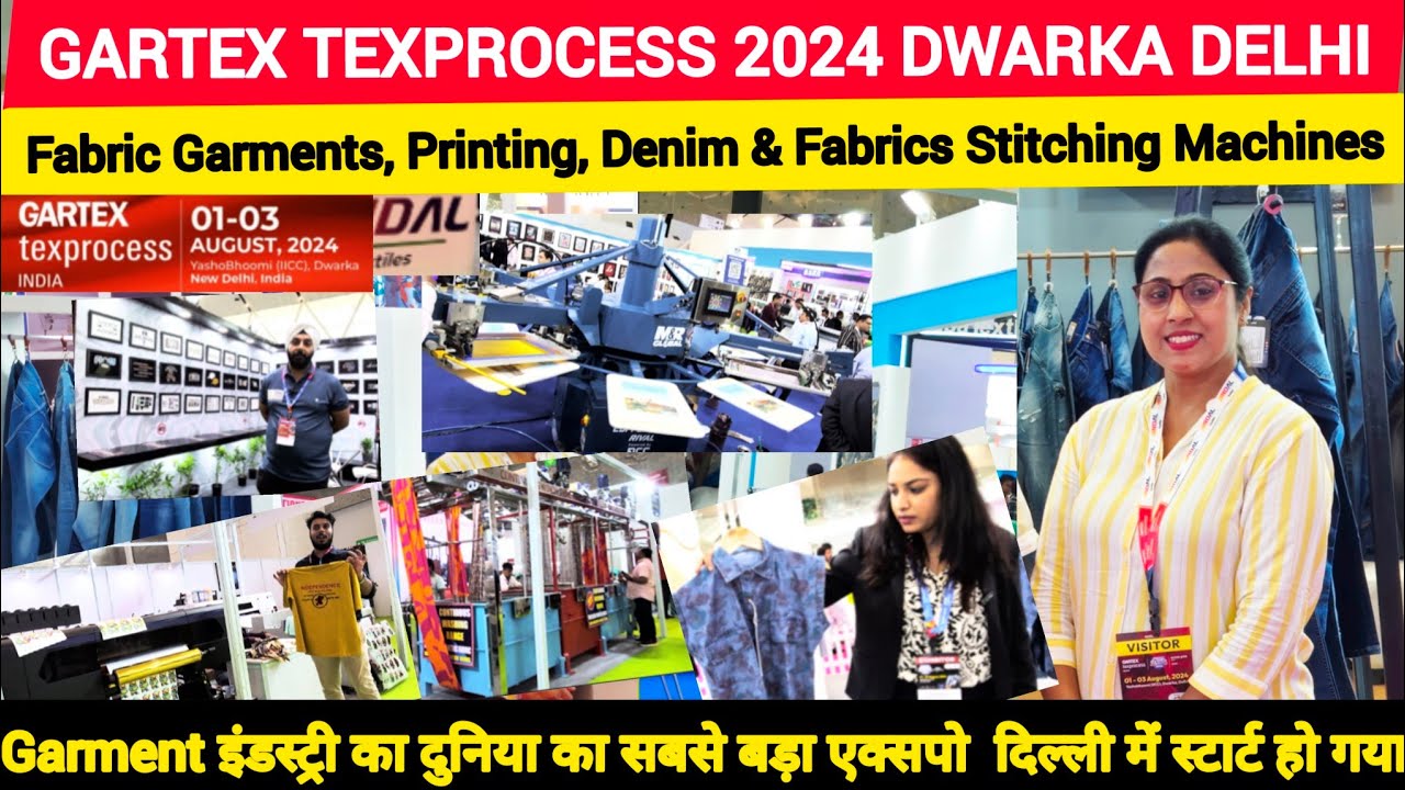 Gartex Texprocess India 2024 | Gartex Expo 2024 | Gartex Expo 2024 Dwarka | Delhi Exhibition