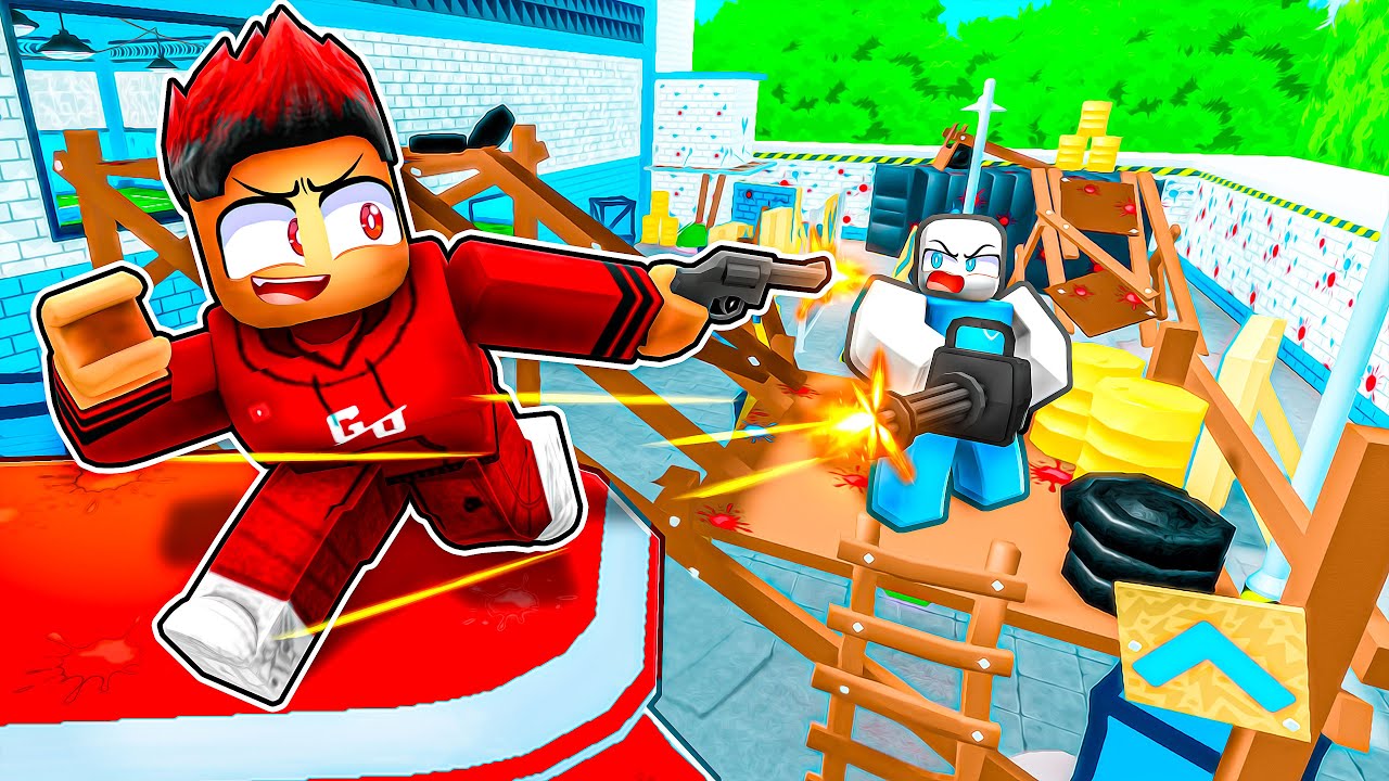 BANG BANG! Pasukan Merah vs Pasukan Biru! (Roblox Malaysia)