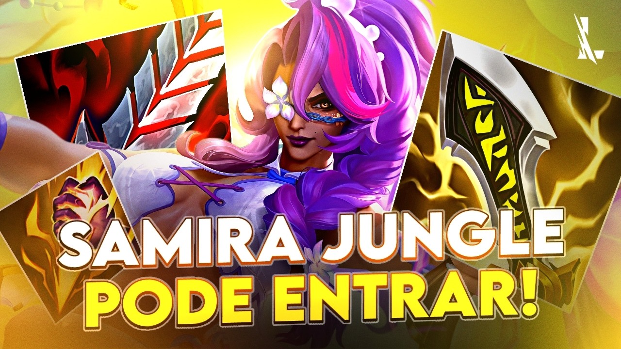 SAMIRA JUNGLE DEPOIS DE MUITO TEMPO! DEVO VIRAR MONO? | LoL Wild Rift