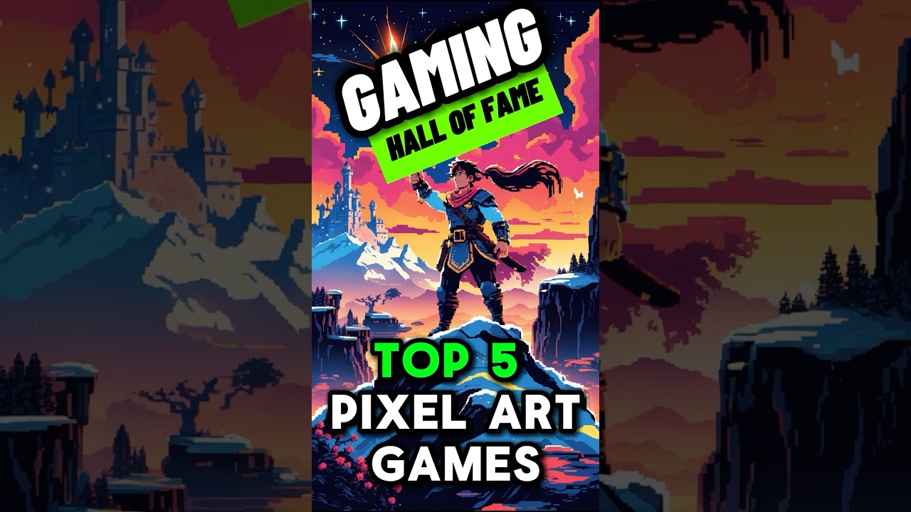 Top 5 Pixel Art Masterpieces: The 5 Best Games (Metacritic Approved 2025) #pixelart #gaming