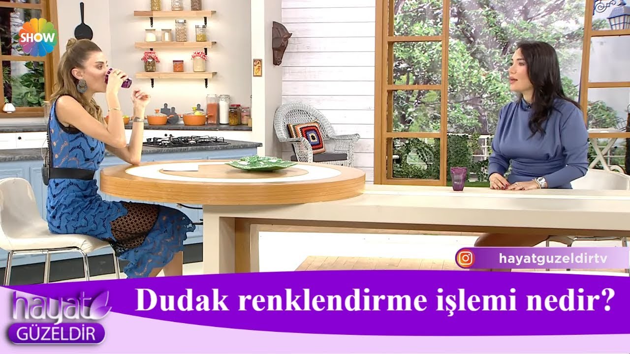 Dudak renklendirme işlemi nedir?