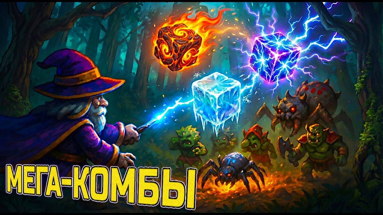 ИСПЕПЕЛЯЮ орков КОМБО-КУБАМИ мага — Rune Dice