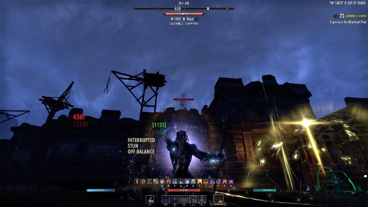 The Elder Scrolls Online, 1440p 60fps mode, pvp siege battle! PS5 gameplay