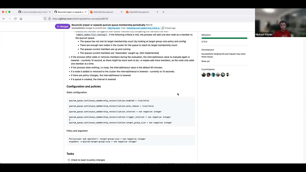 RabbitMQ: recent changes to quorum queues (team update: 13 July, 2023)