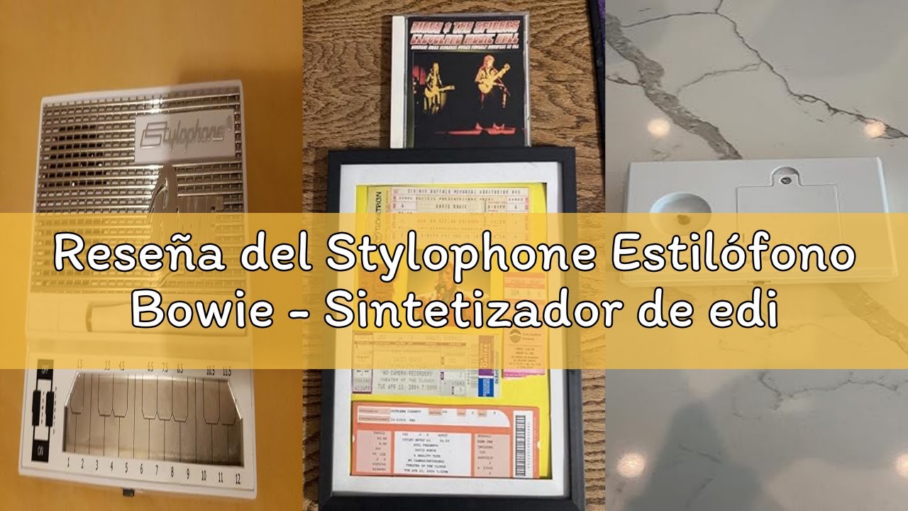 Reseña del Stylophone Estilófono Bowie - Sintetizador de edición limitada
