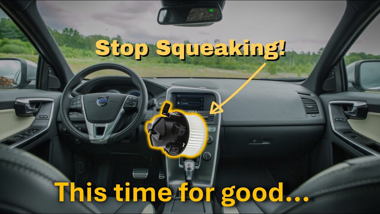 Как заменить скрипящий электродвигатель вентилятора на вашем Volvo XC60