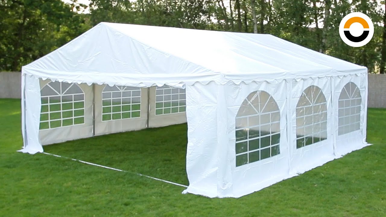 Partyzelt 6x6m (PVC) - Aufbauanleitung (PRO Ultra) | TOOLPORT
