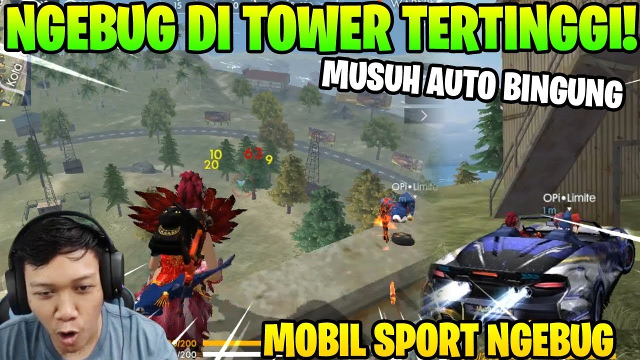 NGEBUG KETOWER TERTINGGI! MUSUH BINGUNG AUTO PANEN KILL! - Garena Free Fire