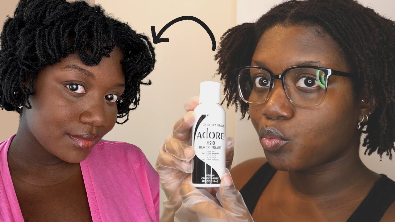DYEING MY LOCS BLACK