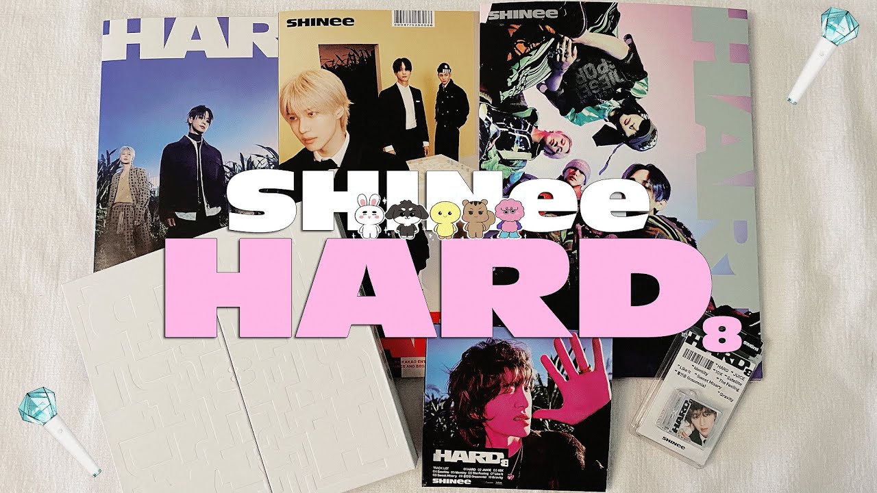 ✿ shinee 샤이니 8th album hard 하드 (play, photobook, digipack & smini ver.) | unboxing ✿