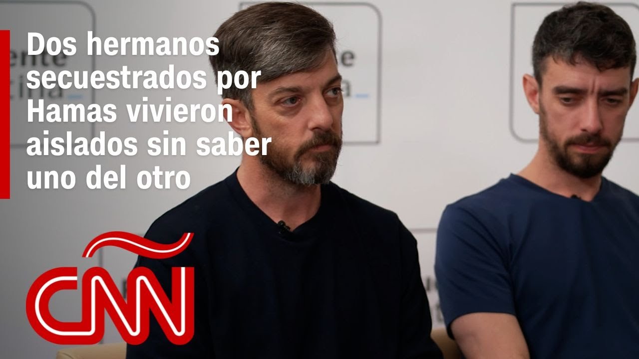 Uno vivió en túneles, el otro en silencio. La historia de los hermanos Cuño, secuestrados por Hamas