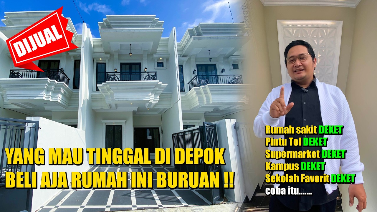 DIJUAL Bosku - Rumah 2 Lantai di Depok Cicilan hanya 6jtan - HULLS 21 RESIDANCE
