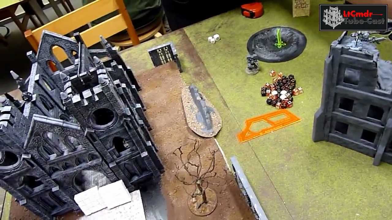 40k german battlereport: 1750 Space Marines vs. Deathwing - Plünderung