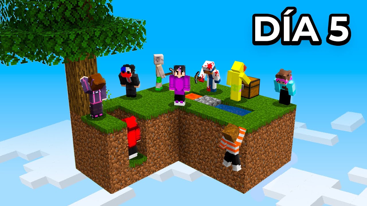 Atrapé a 10 YOUTUBERS en un SKYBLOCK
