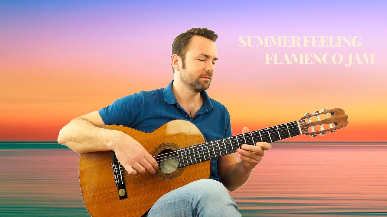 Acoustic Guitar Jam Spanish Guitar Solo - Flamenco style - emusika-academy.com
