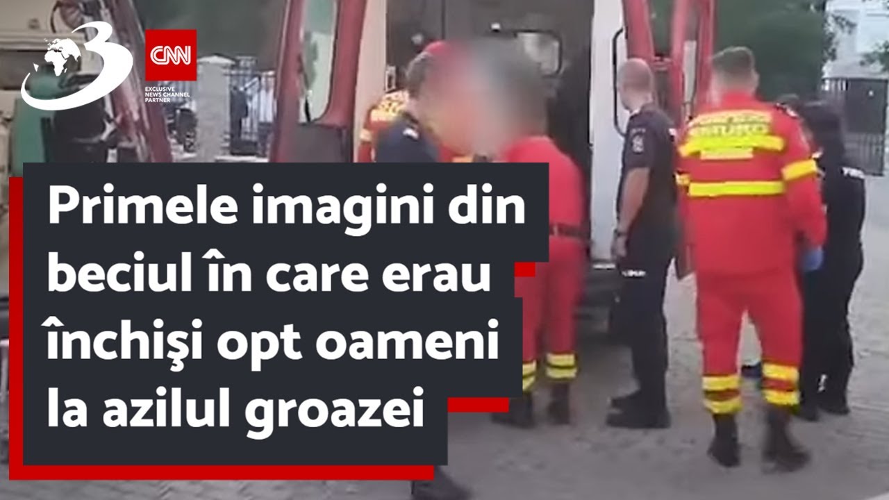 Primele imagini din beciul în care erau închişi opt oameni la azilul groazei