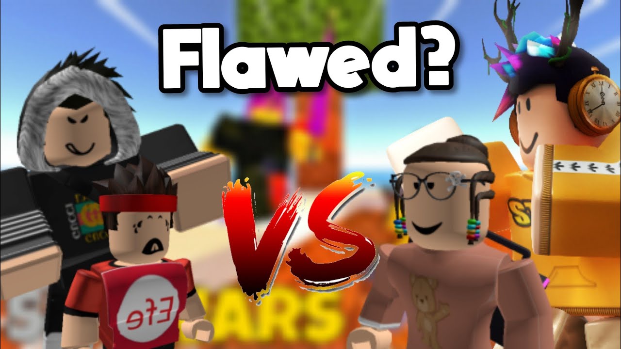2V2 - NaiTrixVex & Pandahoodjr1 VS xXxEfeTheKingxXx & xBxRawiTheKingxBx (FLAWED?) | ROBLOX SKYWARS!