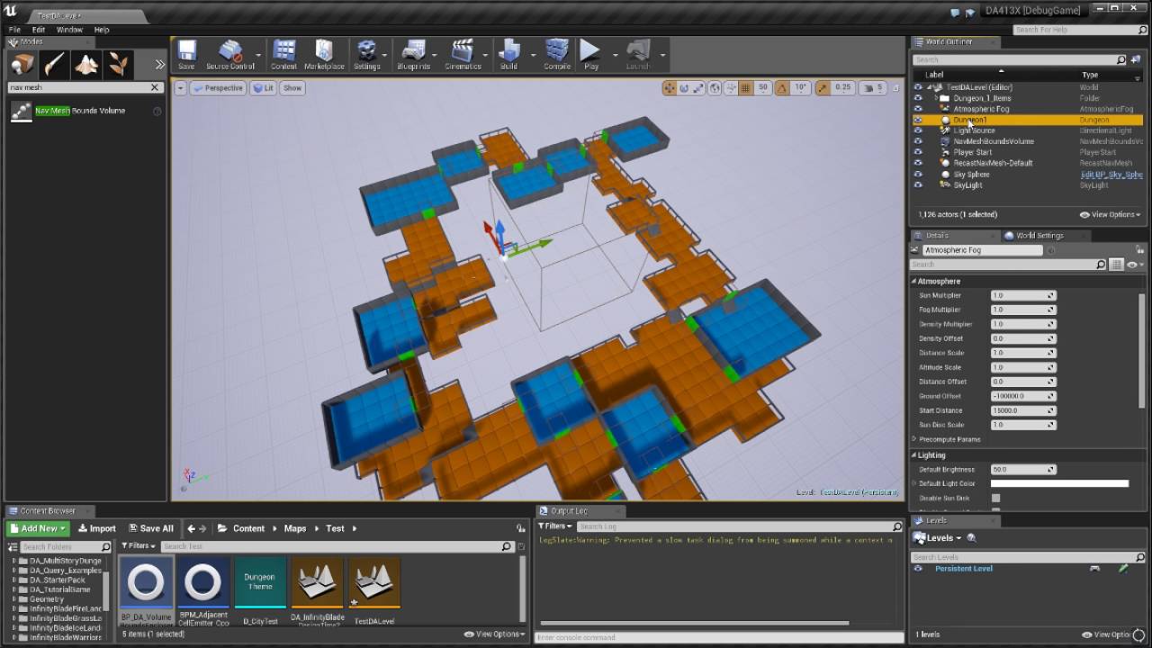 Dungeon Architect: Enclose volumes around your dungeon