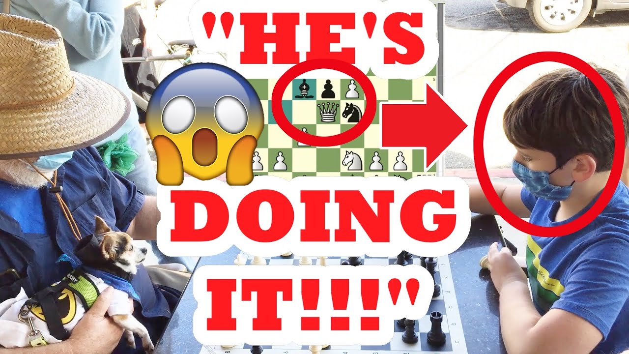 11 Year Old New Kid Takes Master's Queen On Move 9! FM Mark The Duck vs Luca Puca