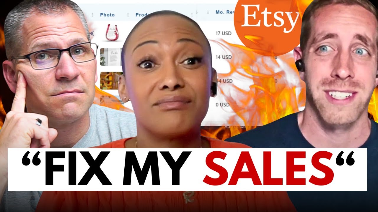 Her LOW SALES Blindspot REVEALED | Etsy Shop Audit