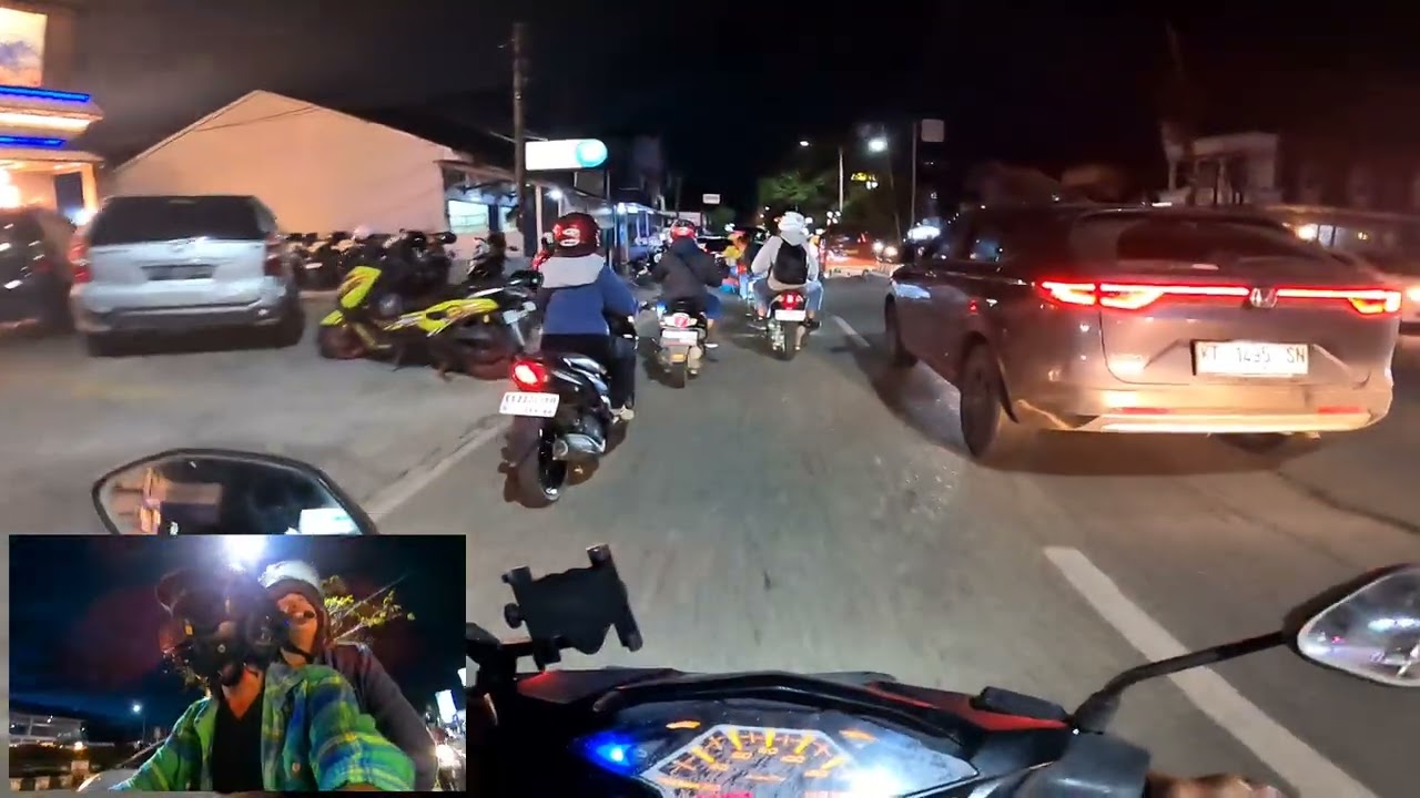 motovlog #4 jalan jalan sama istri ,test low light malam hari di samarinda part 1
