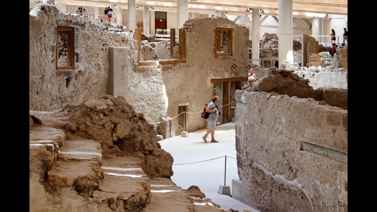 Akrotiri Archaeological Site Walkthrough @Santorini