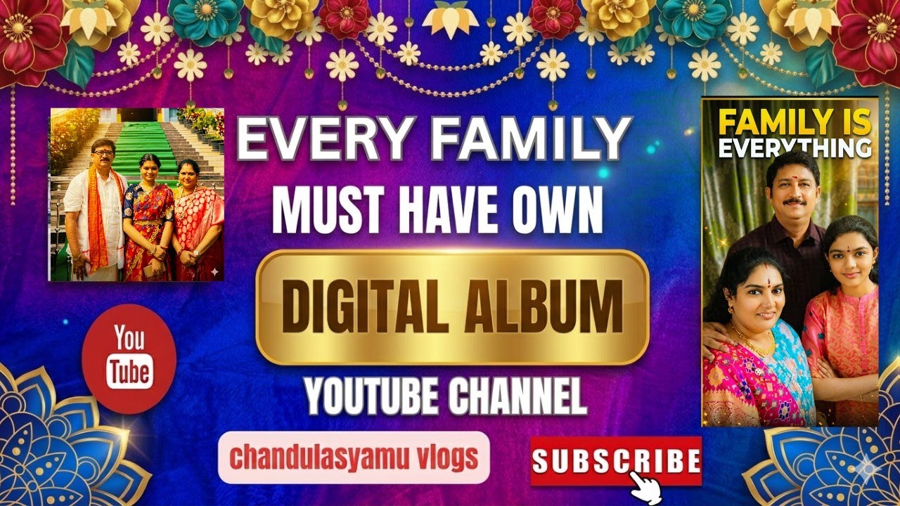 (109) Every Family Must Have Own Digital Album  ▶️ YouTube Channel Tips