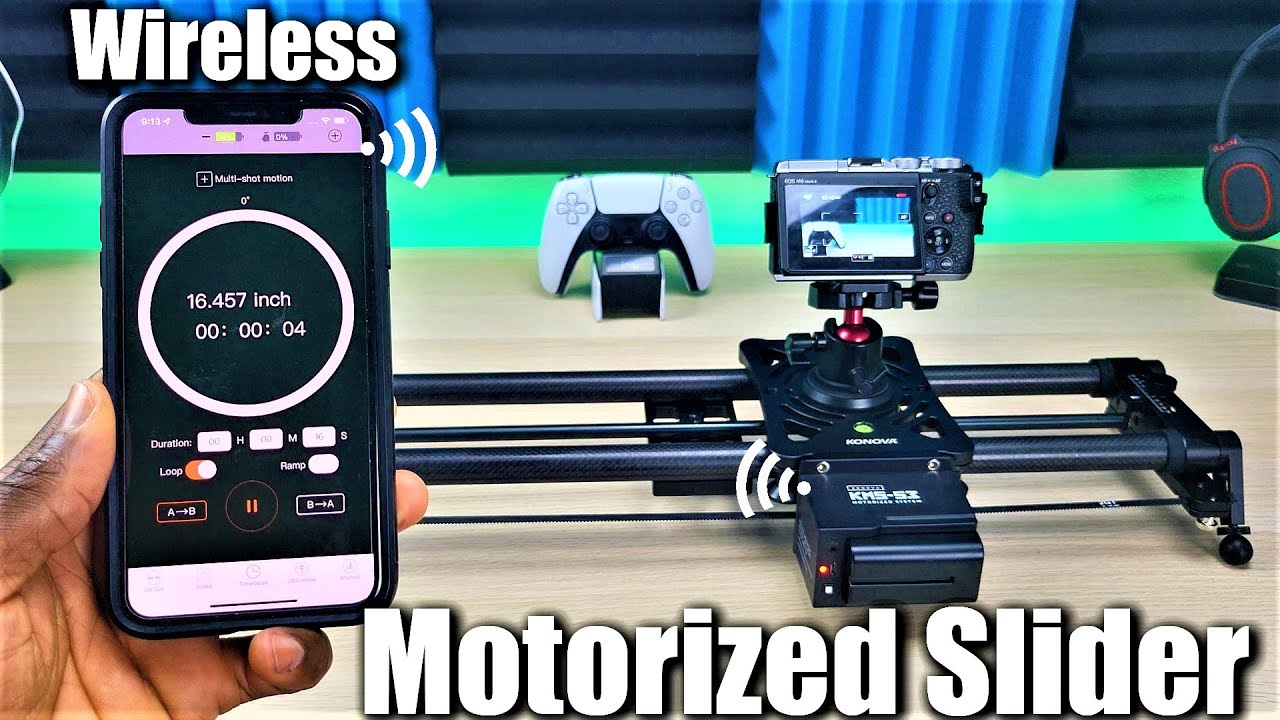 KONOVA P1 S3 Motorized Camera Slider | NEW Wireless Controls | Make your Videos Look Professional