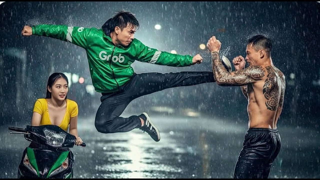 Giữa Đêm Mưa, Anh Xe Ôm Liều Mạng Cứu Cô Gái Bị Cướp , không ngờ cô chính là nữ chủ tịch giả nghèo