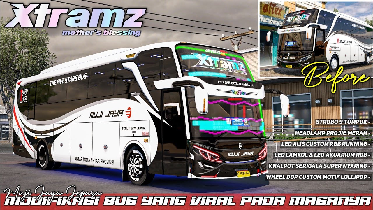 BAKUL STROBO‼️- Modifikasi Muji Jaya "Xtramz", 99% Mirip Aslinya!! | ETS 2 Indonesia