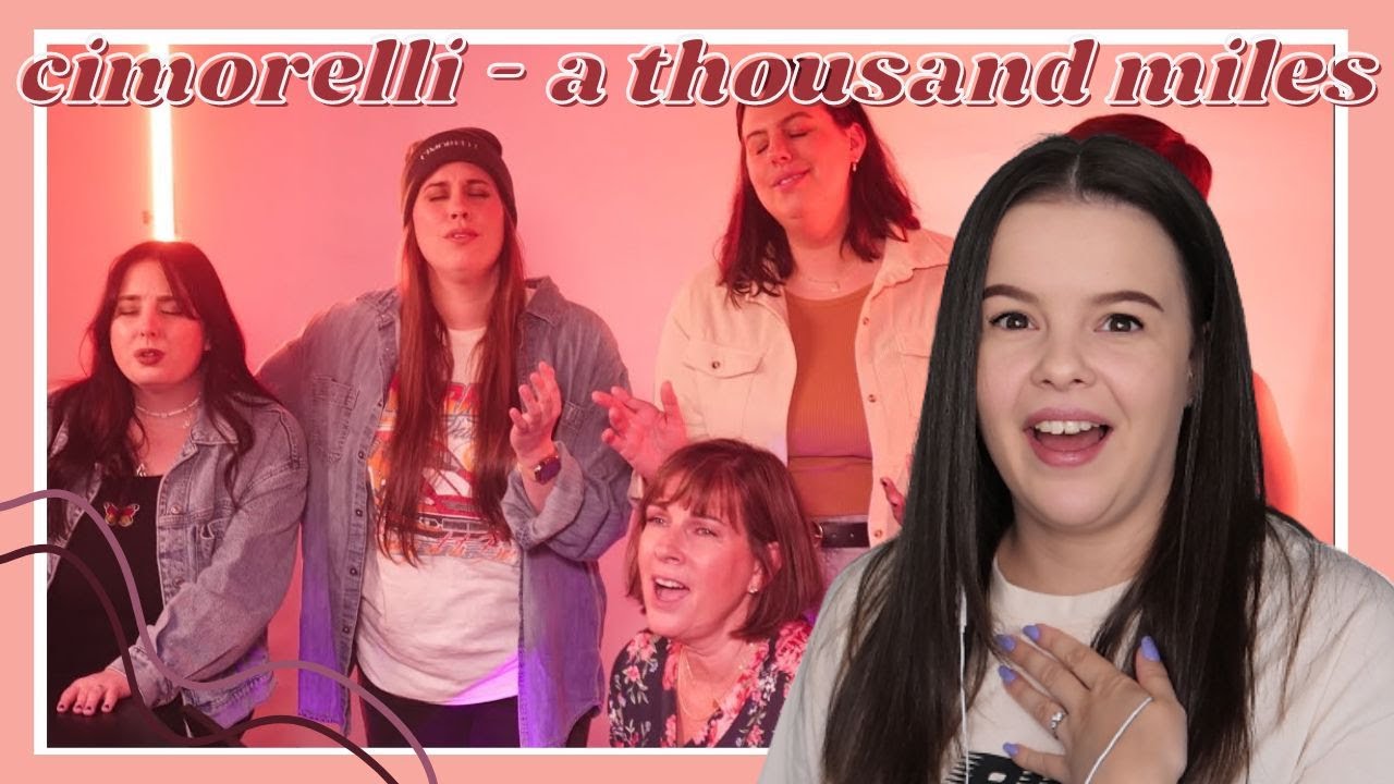 Cimorelli - 'A Thousand Miles' (With Their Mom!) Cover Reaction | Carmen Reacts