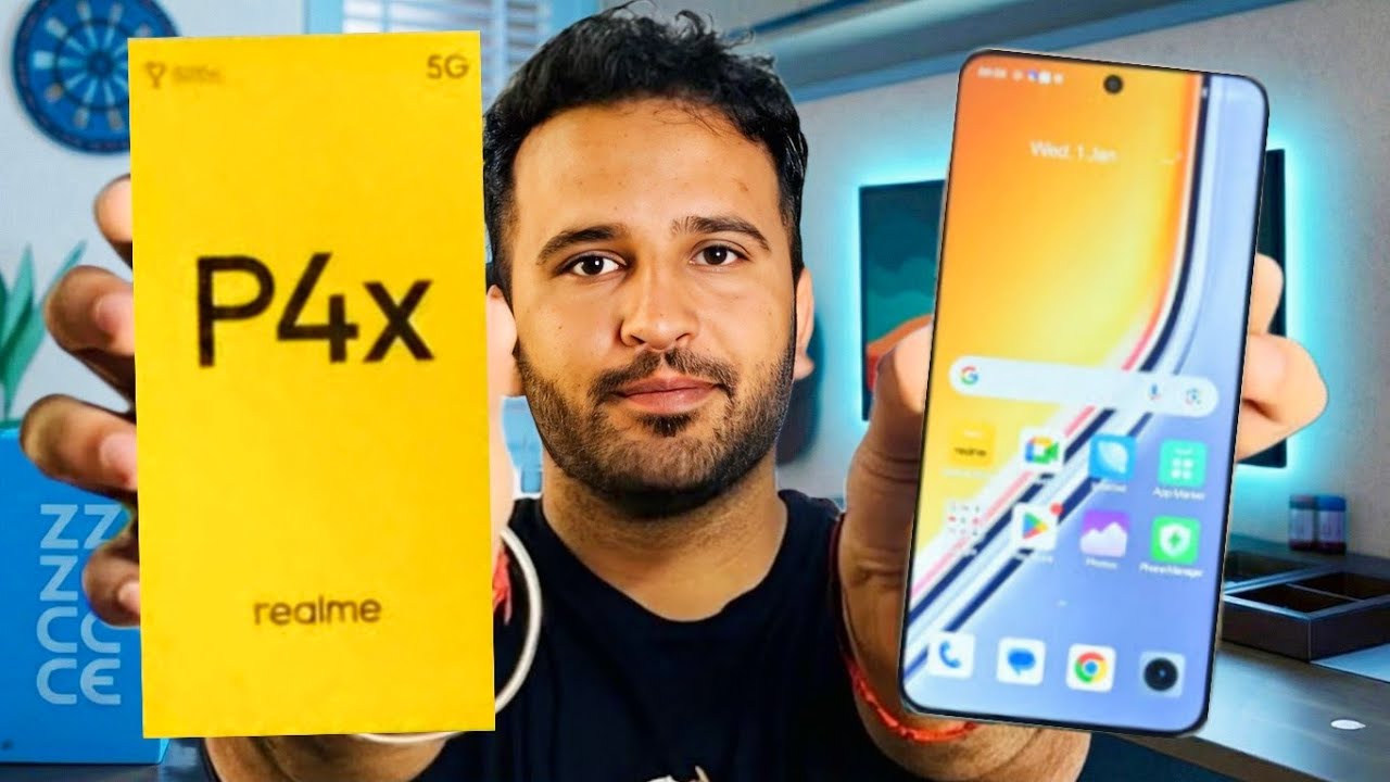 Realme P4X 5G Unboxing And Hands On Review | Realme P4X 5G Camera Test,Battery Test , Bgmi test 