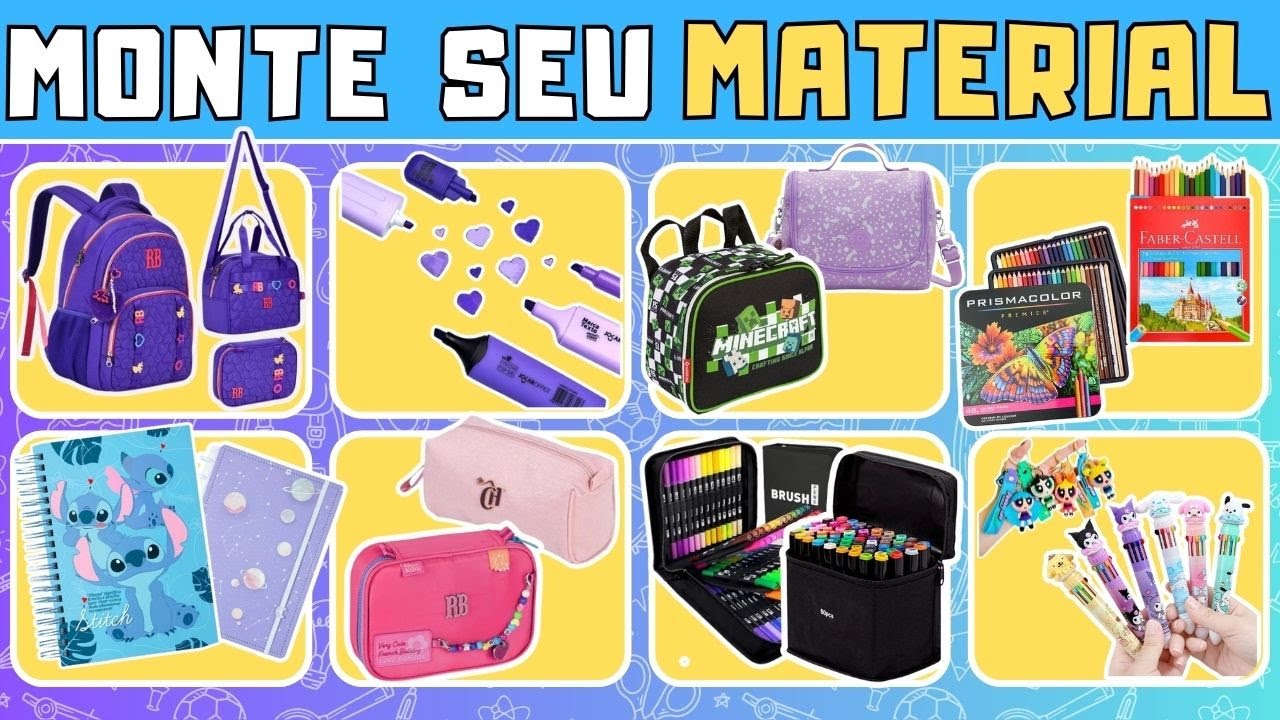 ASSEMBLE YOUR MOST AMAZING SCHOOL SUPPLIES Pt. 3 ✏️📚 - Choose the best items! Emily Vick, Stitch