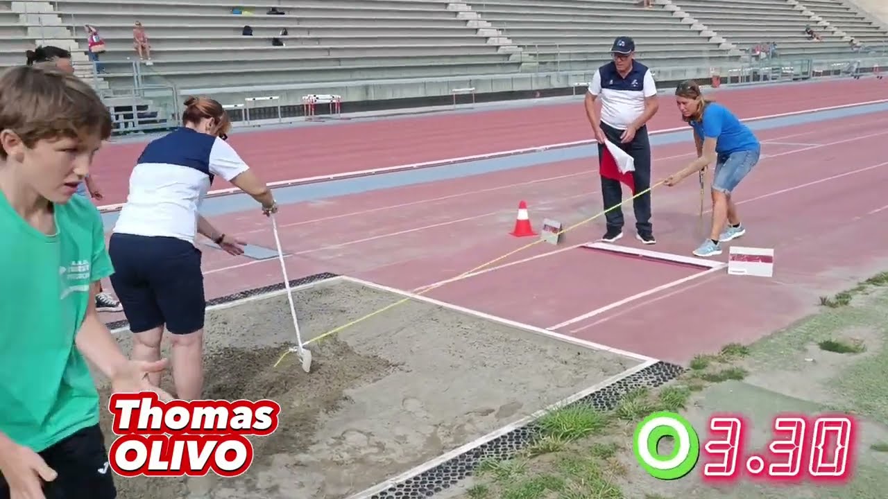 Salto in lungo categoria Ragazzi 