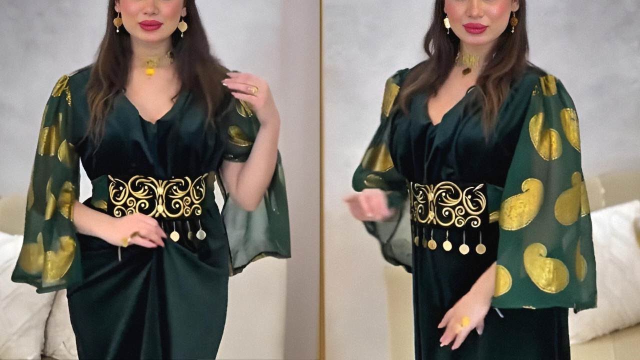 موديلات قنادر قطيفة 2026 للعيد 🤩 أجدد تشكيلة فساتين الأنيقة