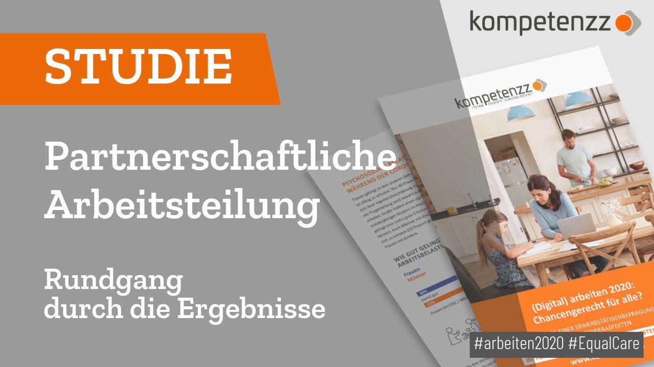Partnerschaftliche Arbeitsteilung im Haushalt - Ergebnisse unserer Studie #arbeiten2020