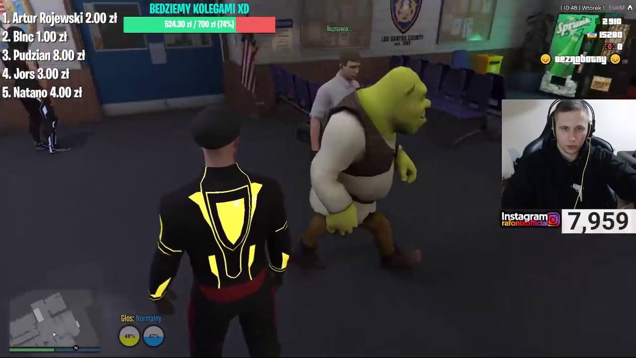 GTA RP | Rafonix | Shrek w GTA !!! Kolejne efekty białka meksykańskiego #GTARP