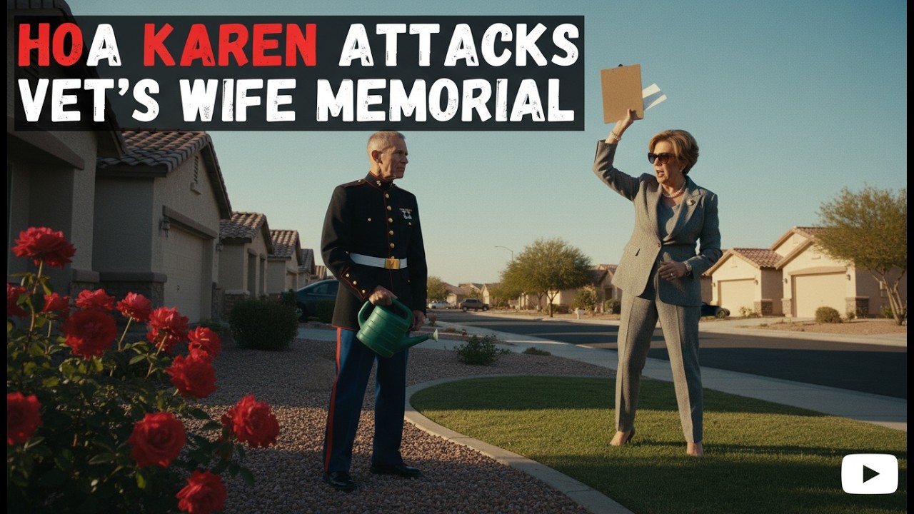 HOA Karen Fines Veteran for Wife’s Roses – Then Her Empire Crumbles!